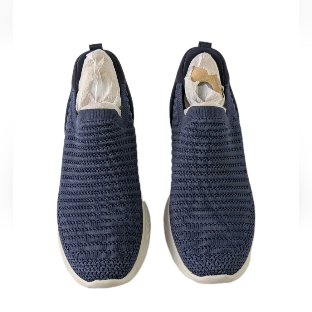 Naturalizer Elite Blue Knit Slip On Sneakers Women's 6 M NIB